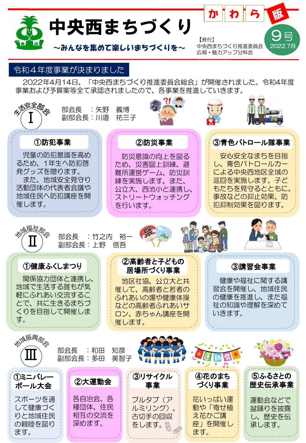 かわら版 No.9 2022年7月号